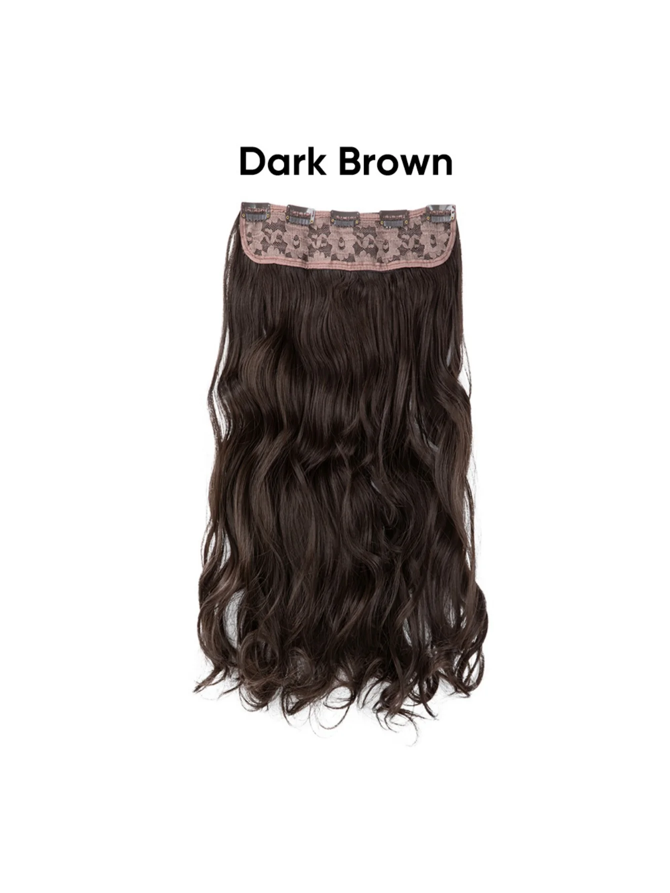 One-piece Five-piece Hair Extension Long Curly Wavy Wig - Image 16