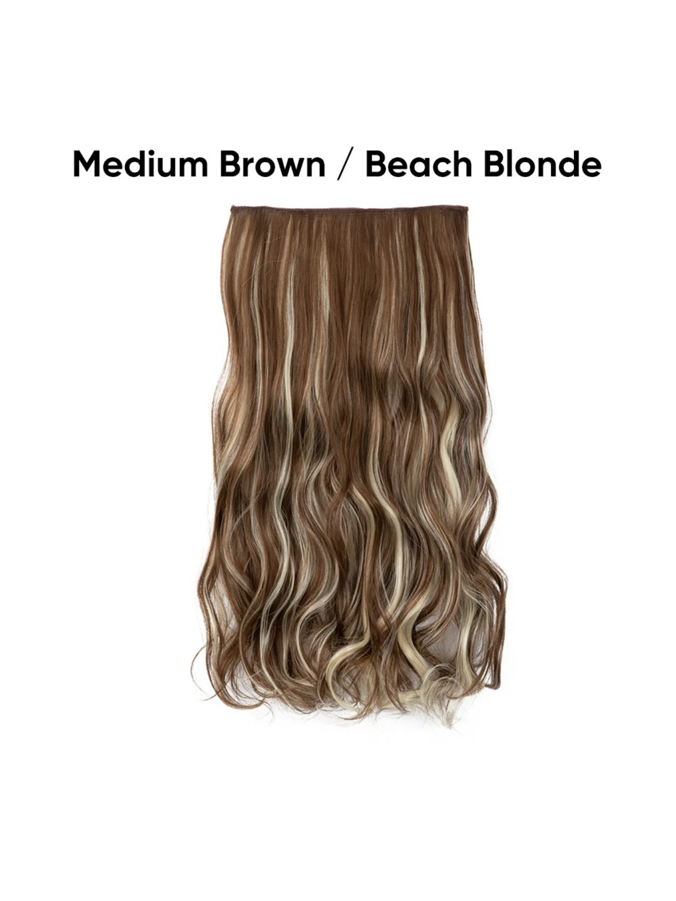 One-piece Five-piece Hair Extension Long Curly Wavy Wig - Image 17