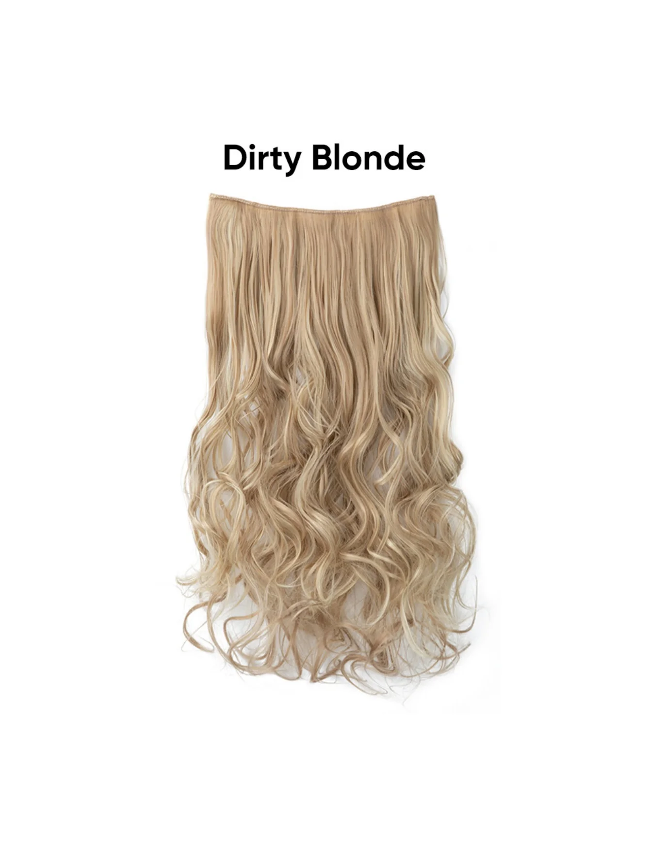 One-piece Five-piece Hair Extension Long Curly Wavy Wig - Image 3