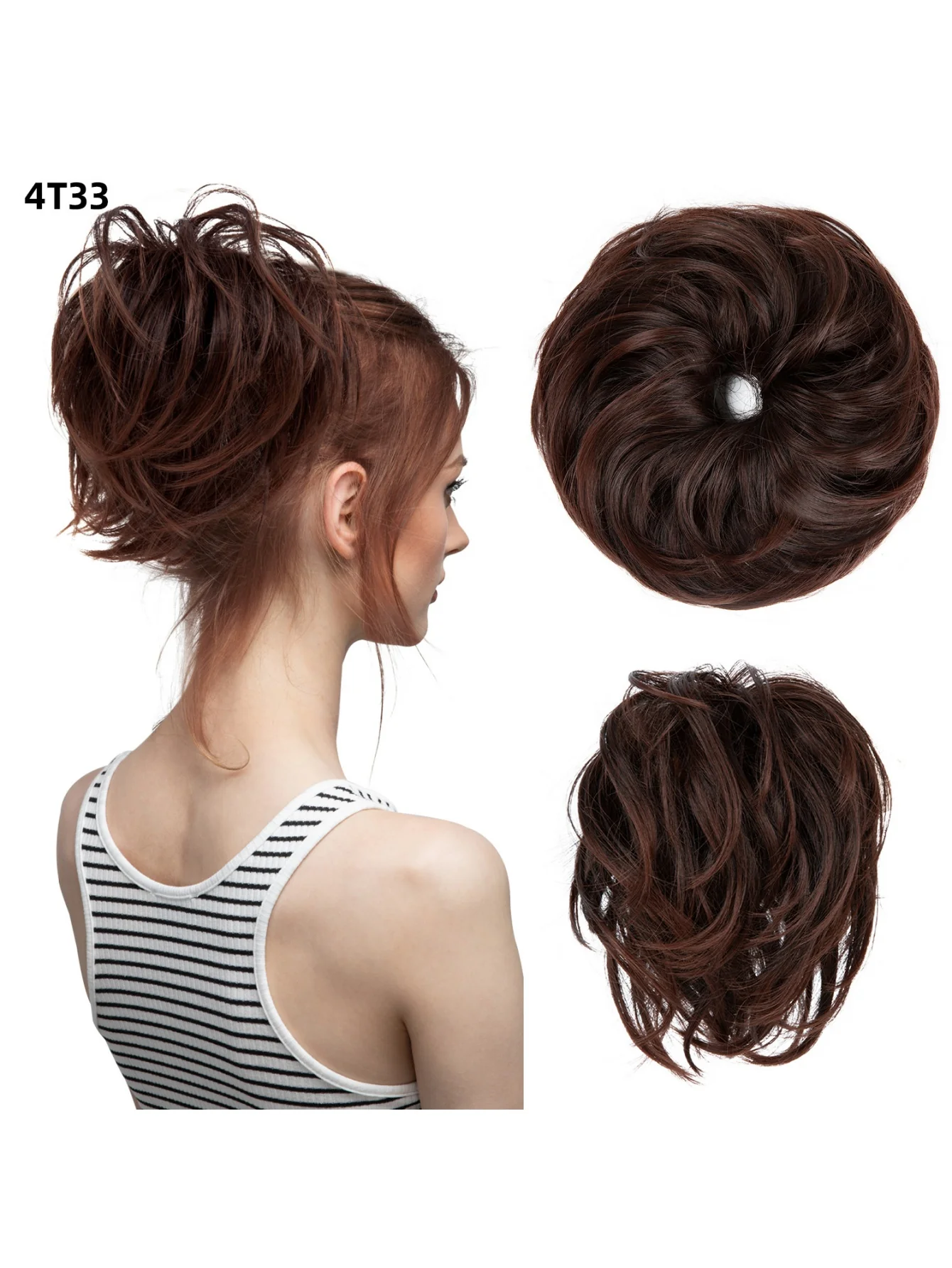 Fluffy Long Beard Curly Hair Updo Wig - Image 17