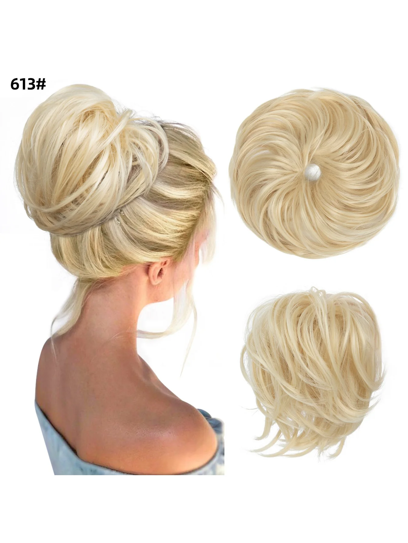 Fluffy Long Beard Curly Hair Updo Wig - Image 33