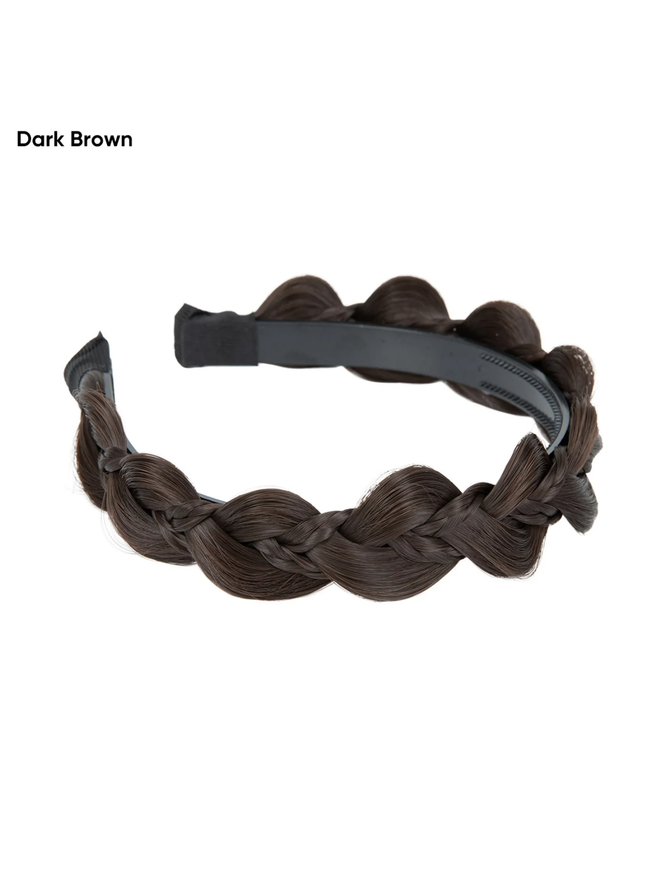 Braided Headband, Wide-brimmed Three-strand Sandwich Wig - Image 10