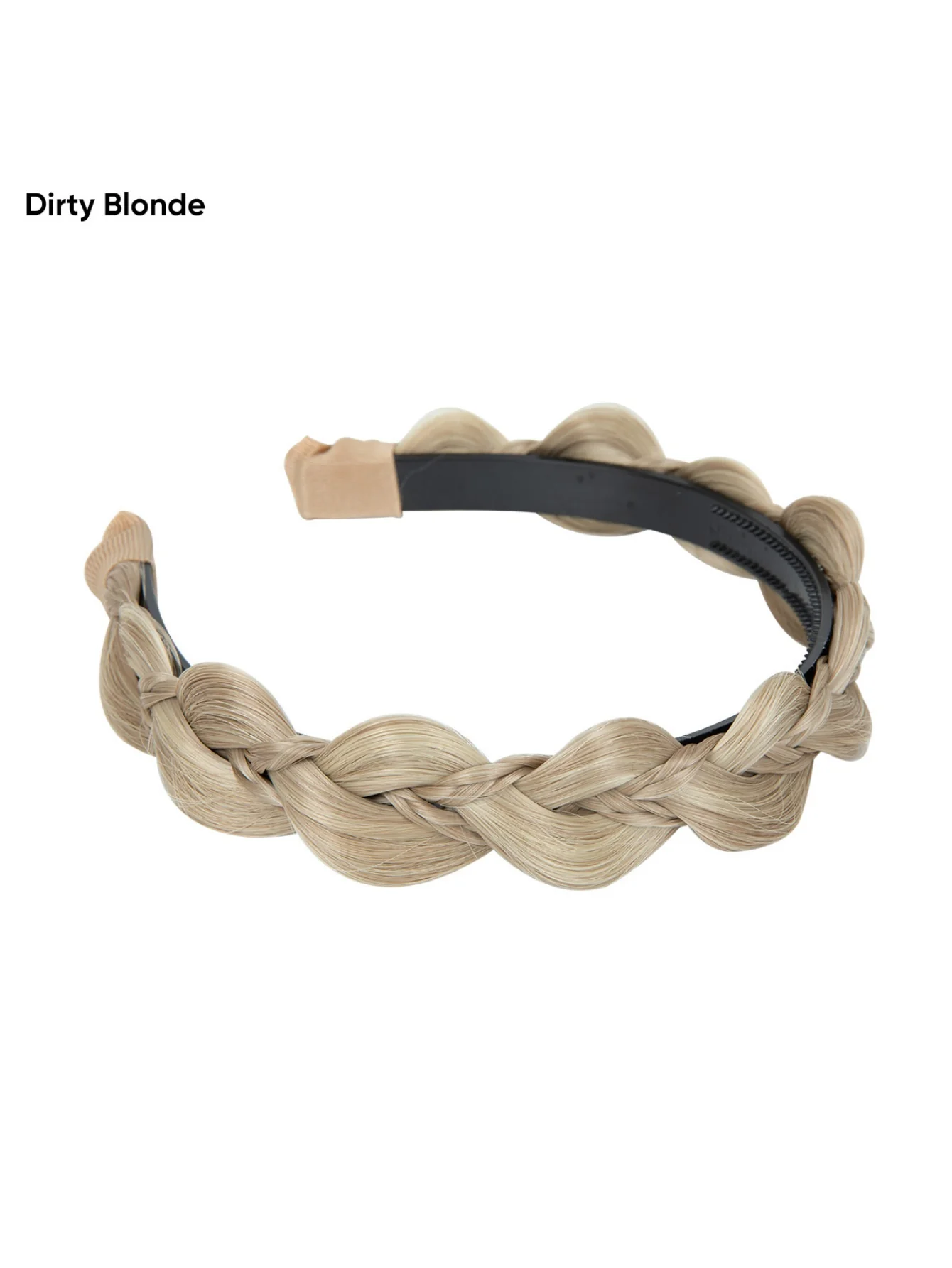 Braided Headband, Wide-brimmed Three-strand Sandwich Wig - Image 12