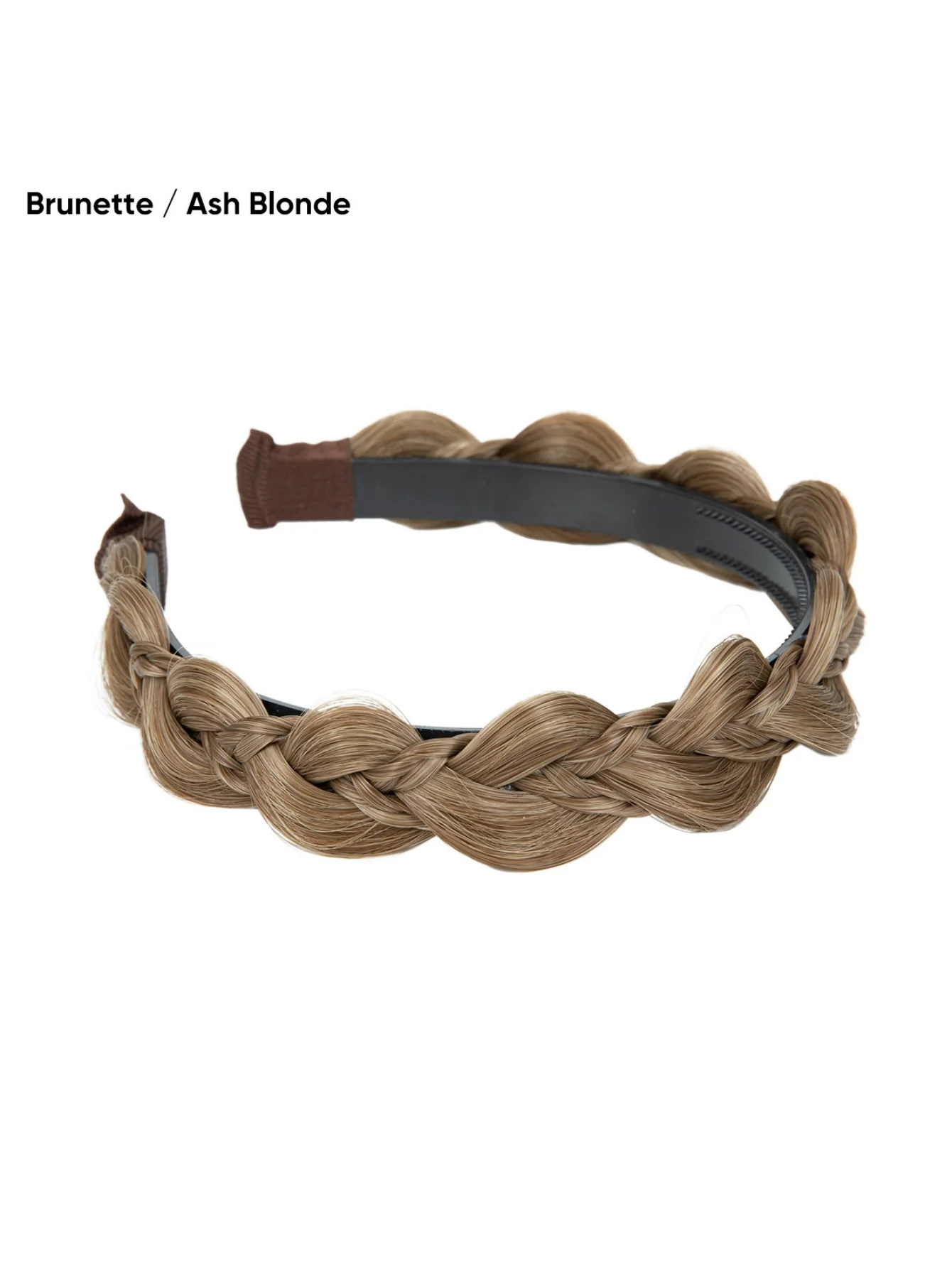 Braided Headband, Wide-brimmed Three-strand Sandwich Wig - Image 13