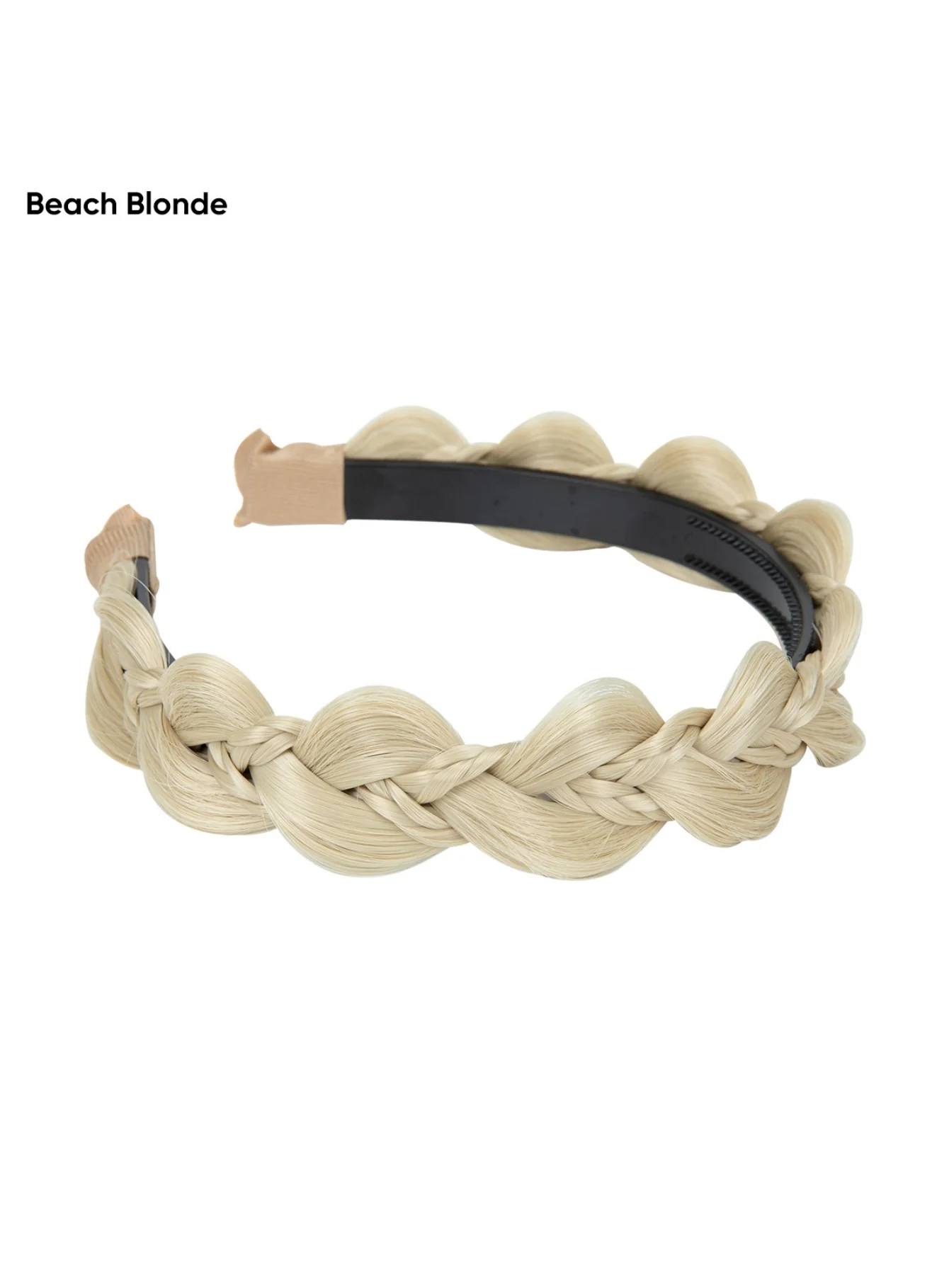 Braided Headband, Wide-brimmed Three-strand Sandwich Wig - Image 18