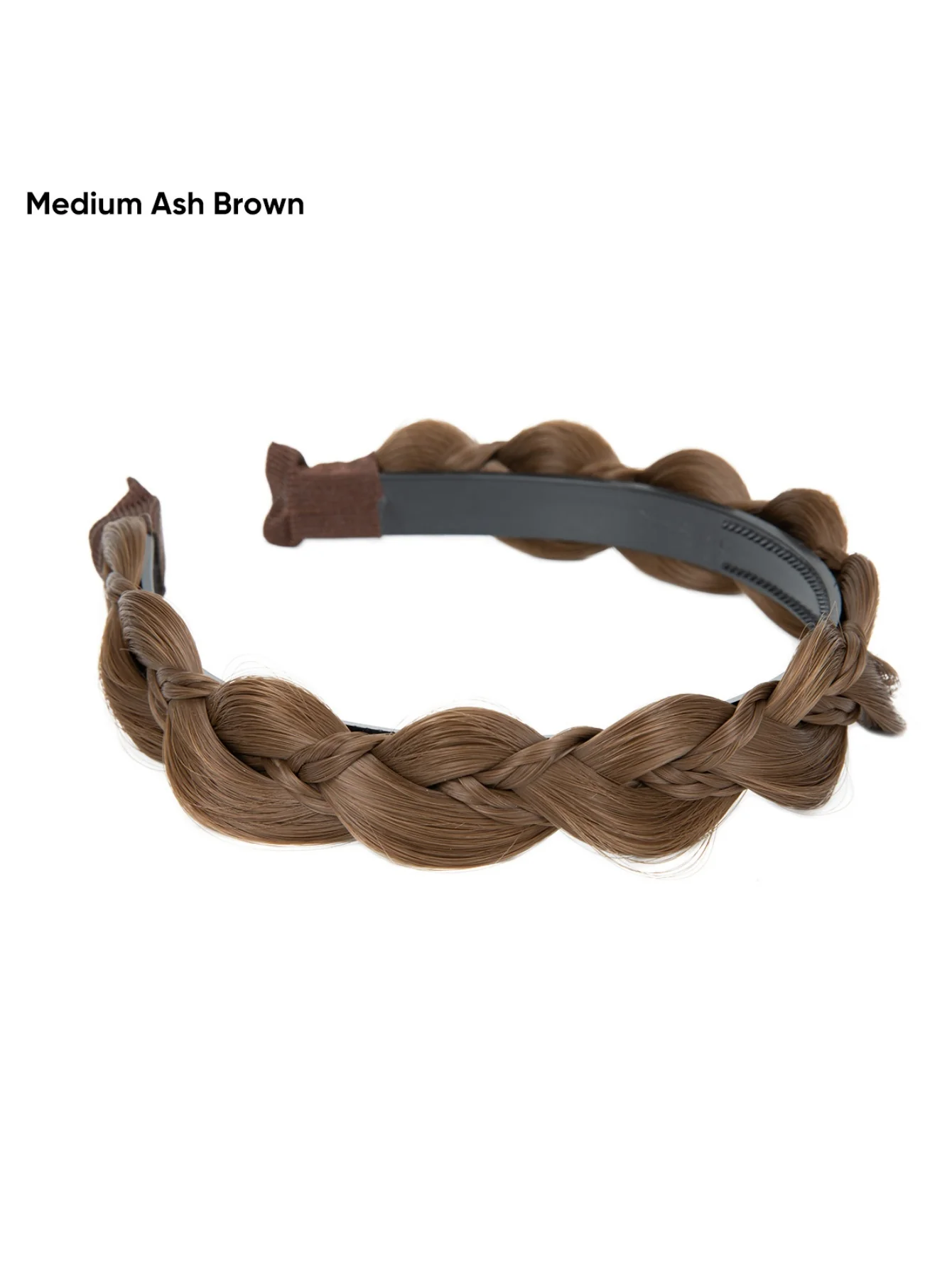 Braided Headband, Wide-brimmed Three-strand Sandwich Wig - Image 2