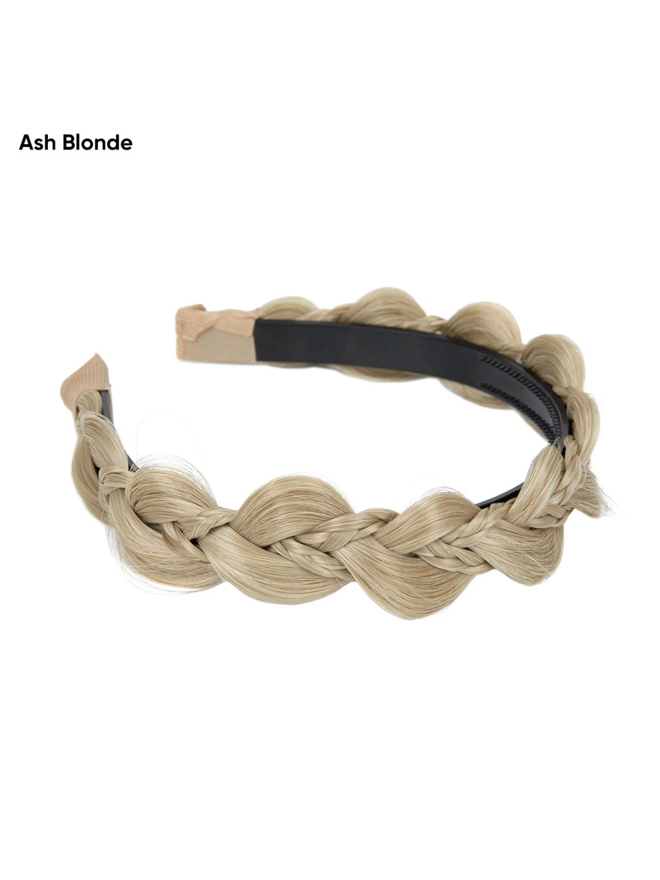 Braided Headband, Wide-brimmed Three-strand Sandwich Wig - Image 20