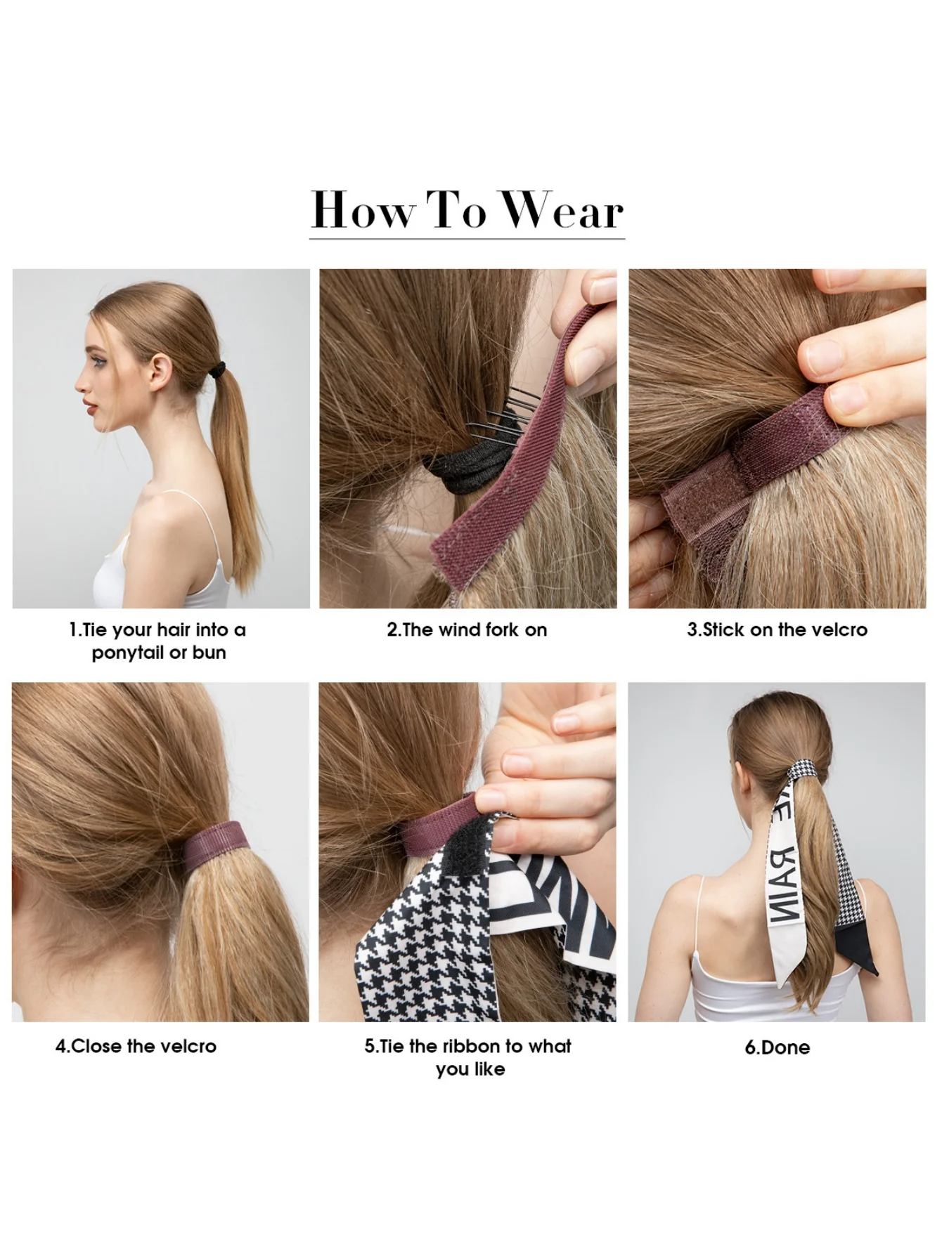 Long Curly Wig With Headband - Image 10
