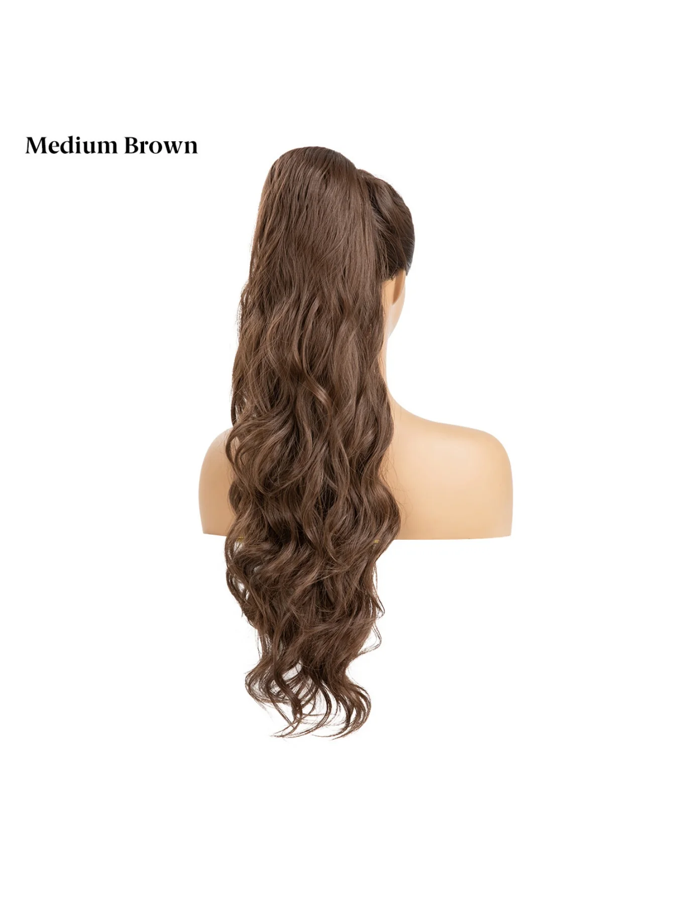 Water Ripple Drawstring Style High-temperature Synthetic Fiber Long Curly Hair - Image 14