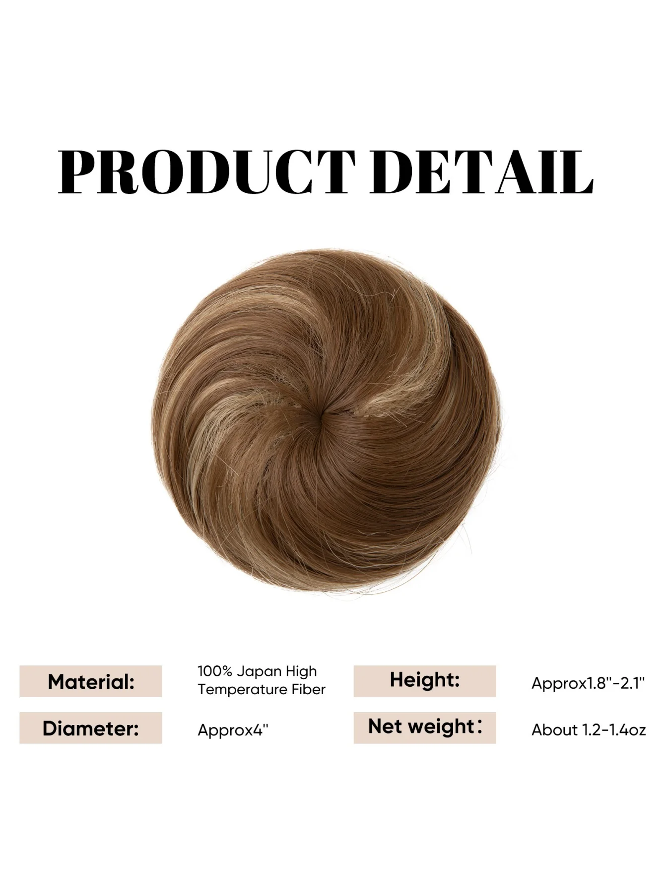 Pull-cord Bun Wig/hairpiece - Image 3
