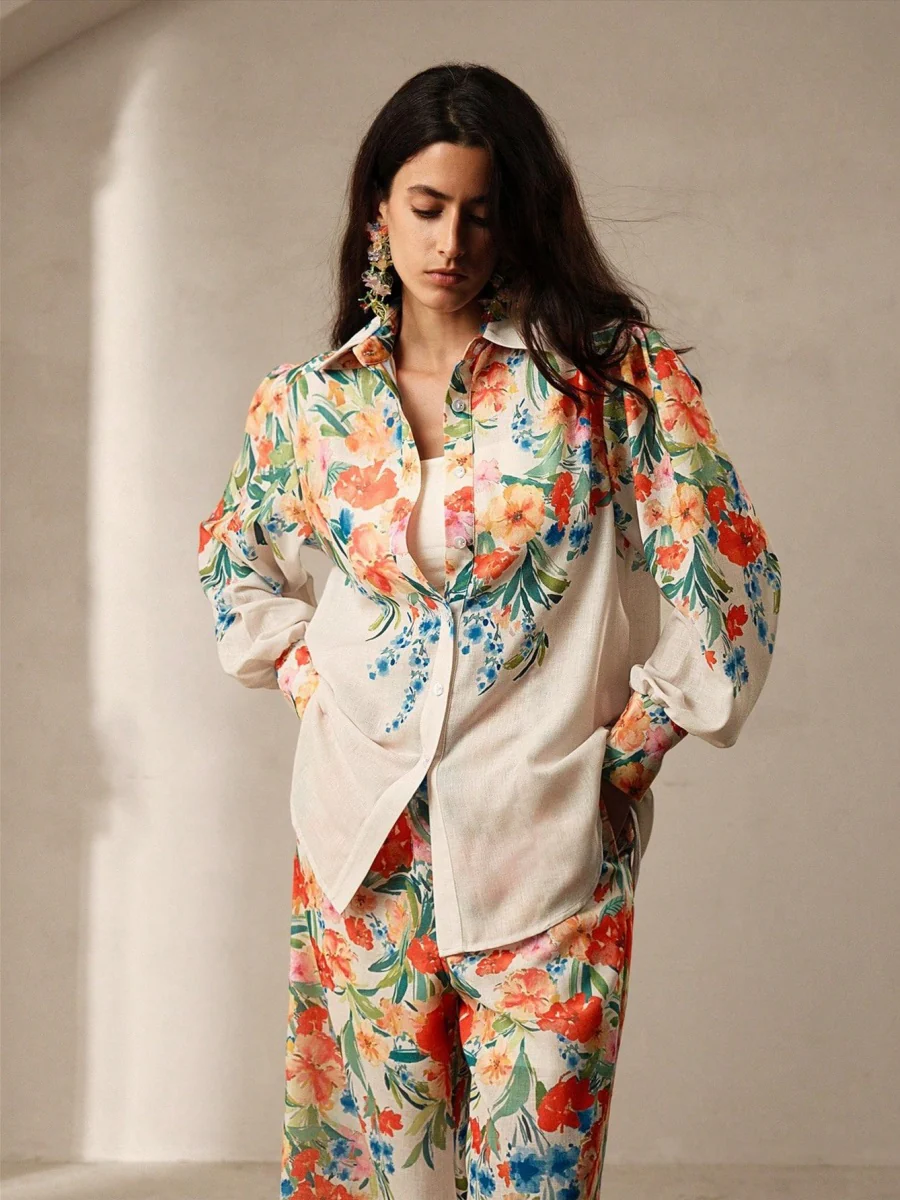 Positioning Printing Shirts Pants Set 2-piece Sets - Image 3
