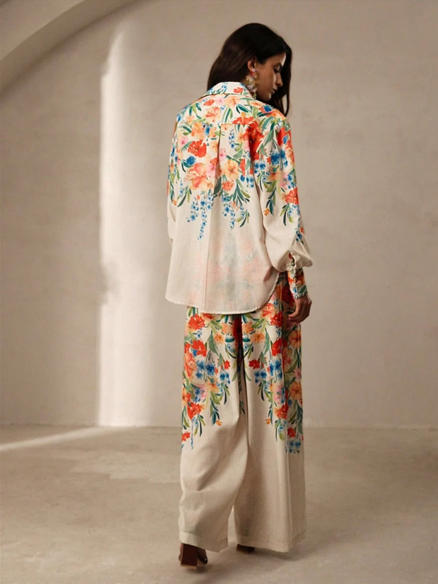 Positioning Printing Shirts Pants Set 2-piece Sets - Image 4